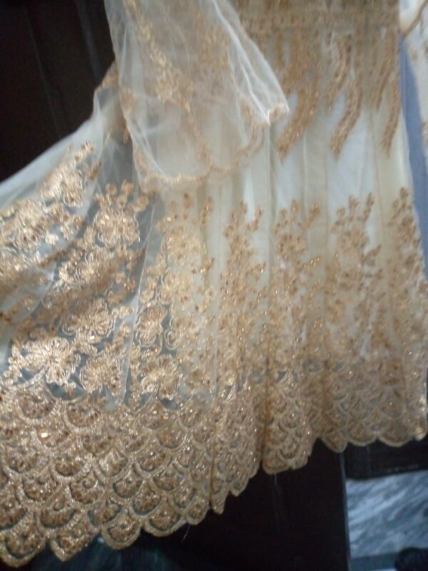 Fancy golden Frock - Image 3