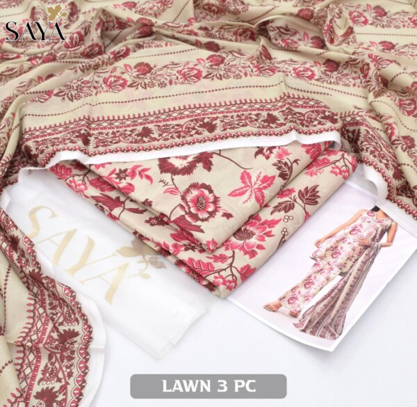 3 piece lawn suit
