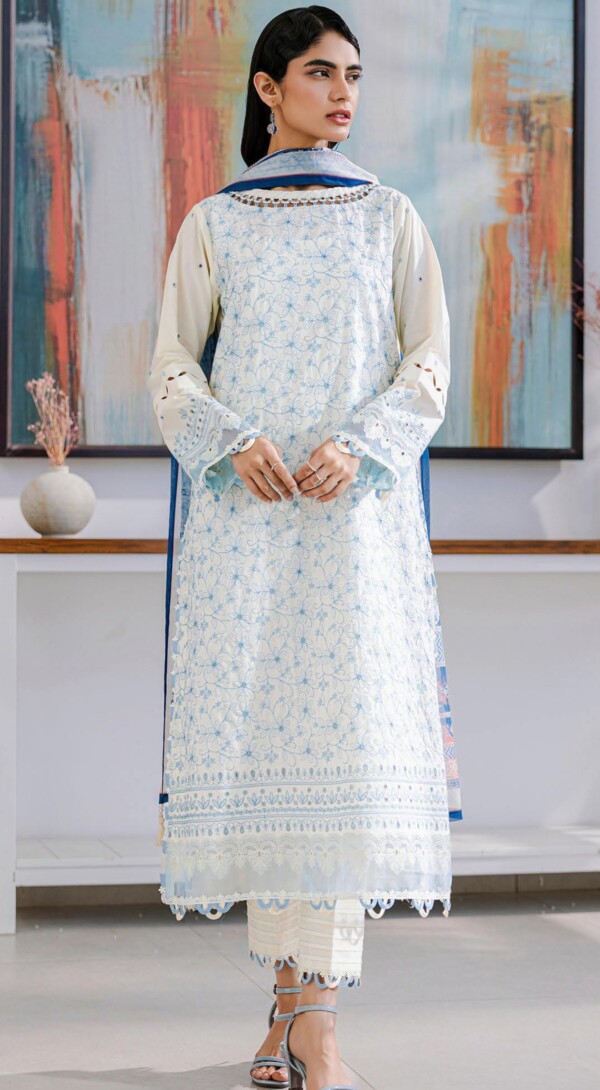 ZELLBURY UNSTITCHED CHIKANKARI'