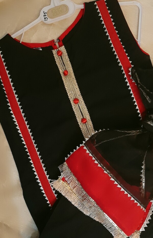 6 year 3pc cotton stiched suit