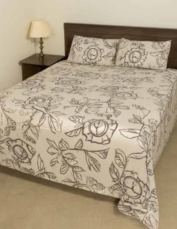 AAT Bedsheet with Two Pillow Covers