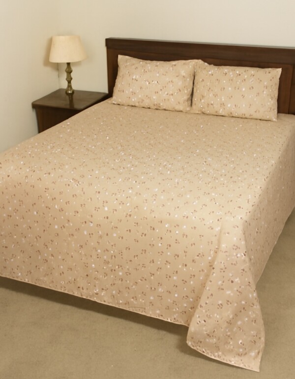 HIthread Bedsheet with Two Pillow Covers