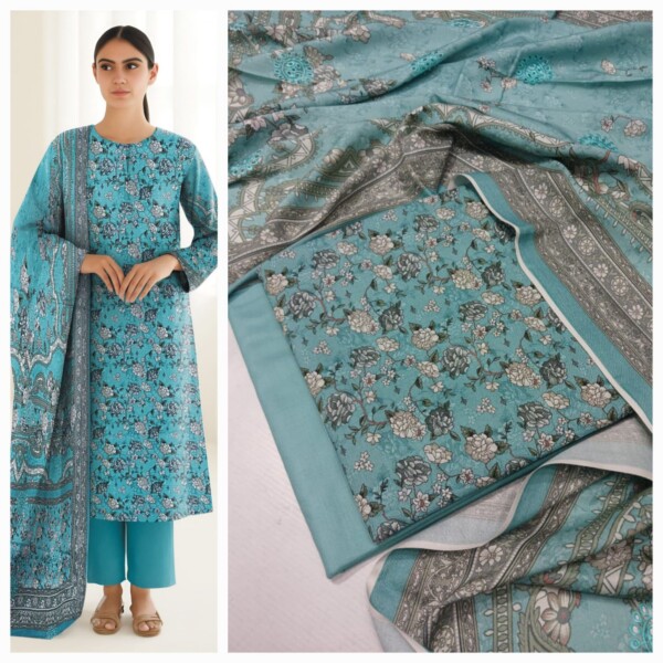 Winter | 3pc Linen Bana Dora Mother Collection Vol 25'* - Image 5