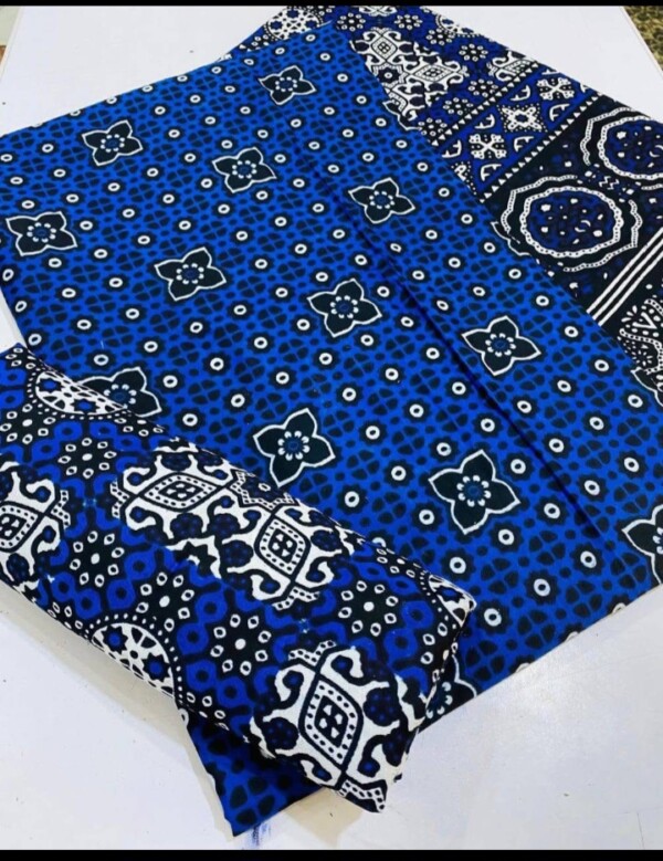 Hand Made Beautiful Ajrak Cotton jall Suits - Image 11