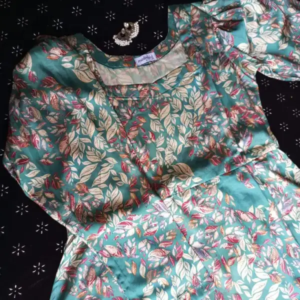 Silk maxi frock