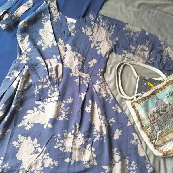 cotton lawn dress - Image 2