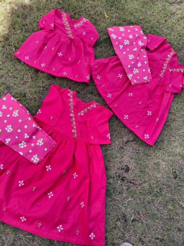 Kids embroided 2pc - Image 3