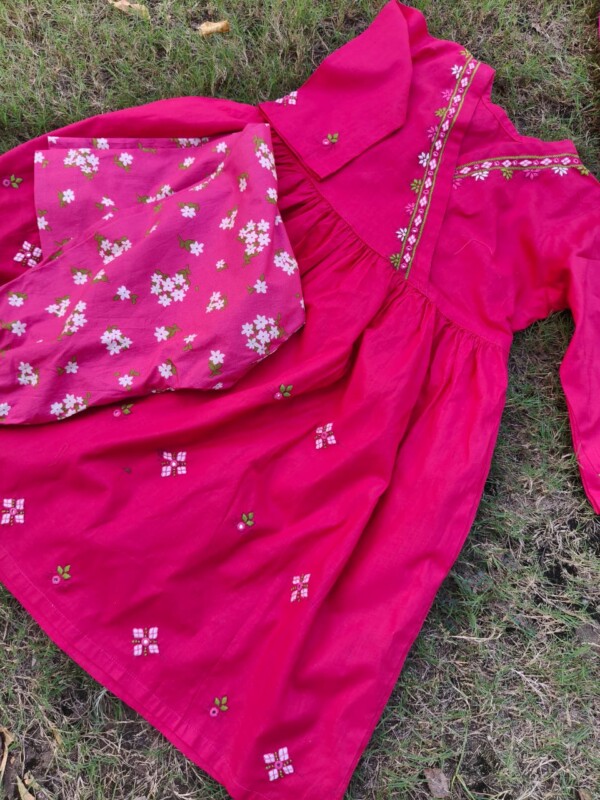 Kids embroided 2pc - Image 2