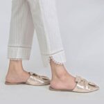 Navy Blue Gold-Thread Embroidered Dress gallery image thumbnail #1