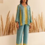 Pistachio Green V-Neck Tunic gallery image thumbnail #1