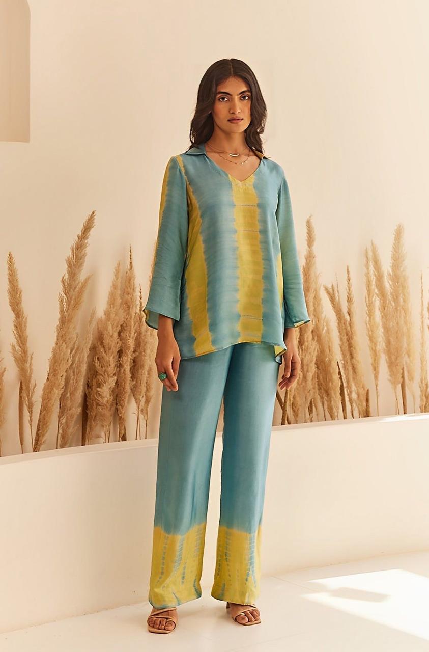 Pistachio Green V-Neck Tunic