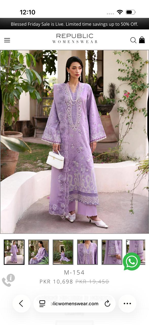 Republic Lavender Scalloped Ensemble