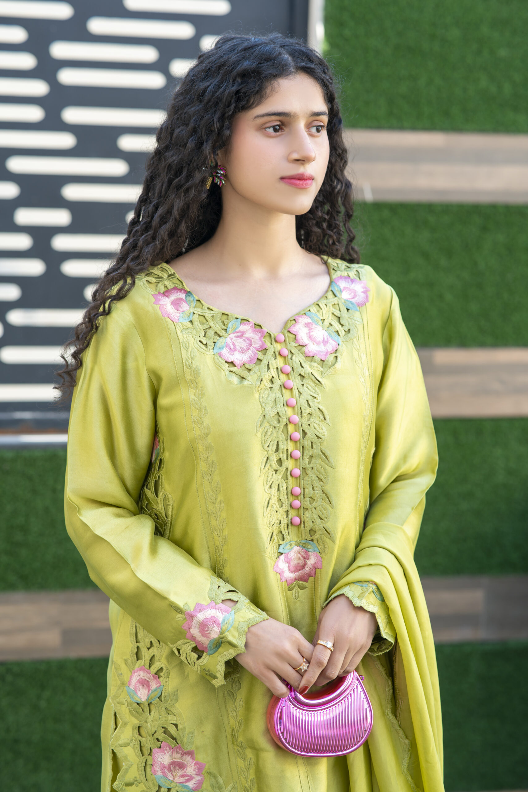 Noor -e - Eid cutwork Suit | Short Shirt 3 PCS Outfit gallery image #4
