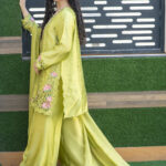 Noor -e - Eid cutwork Suit | Short Shirt 3 PCS Outfit gallery image thumbnail #1