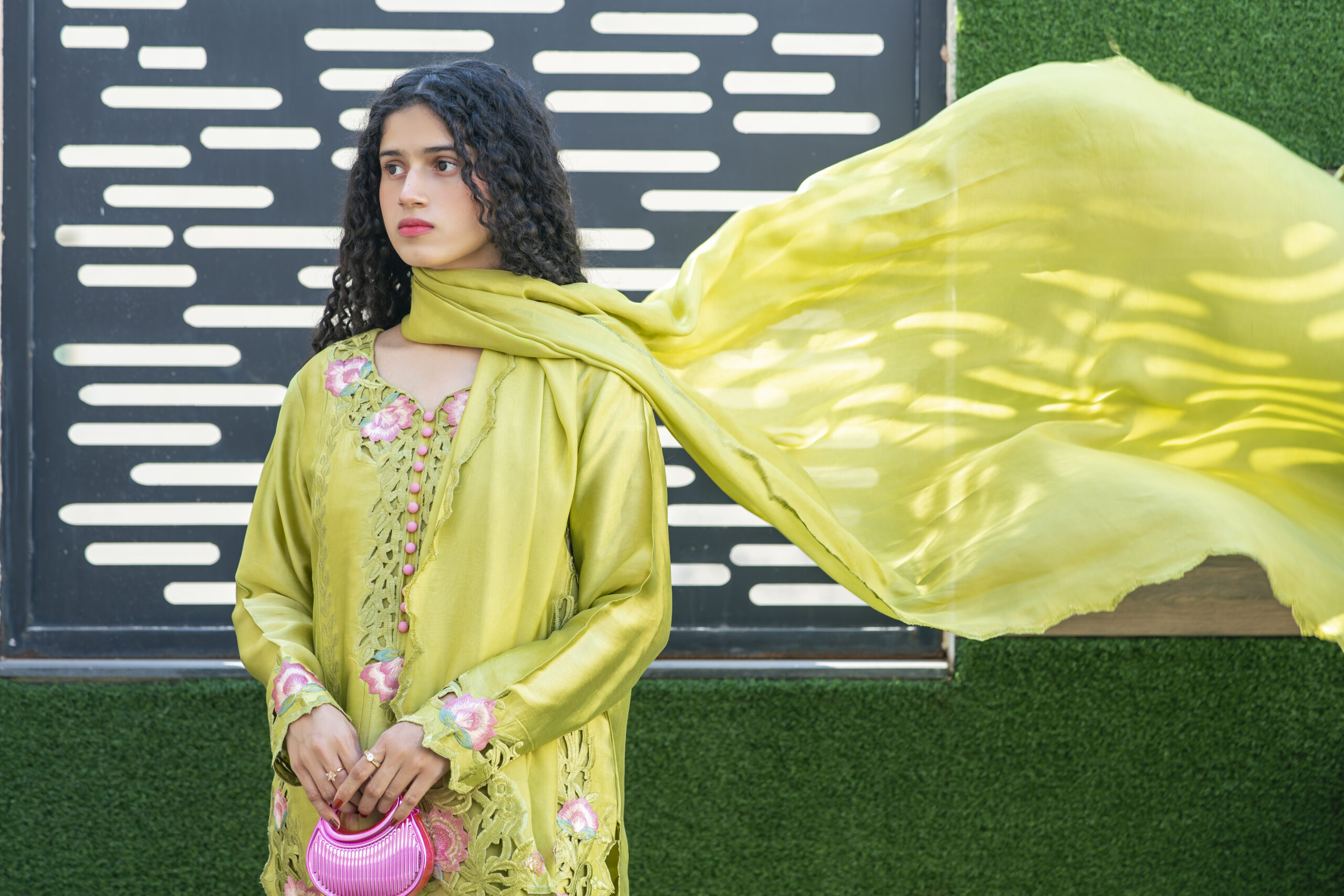 Noor -e - Eid cutwork Suit | Short Shirt 3 PCS Outfit gallery image #2