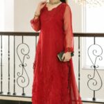 Zarqash Eid Farshi Double Shirt – Luxury Appliqué Outfit gallery image thumbnail #1