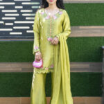Noor -e - Eid cutwork Suit | Short Shirt 3 PCS Outfit gallery image thumbnail #3